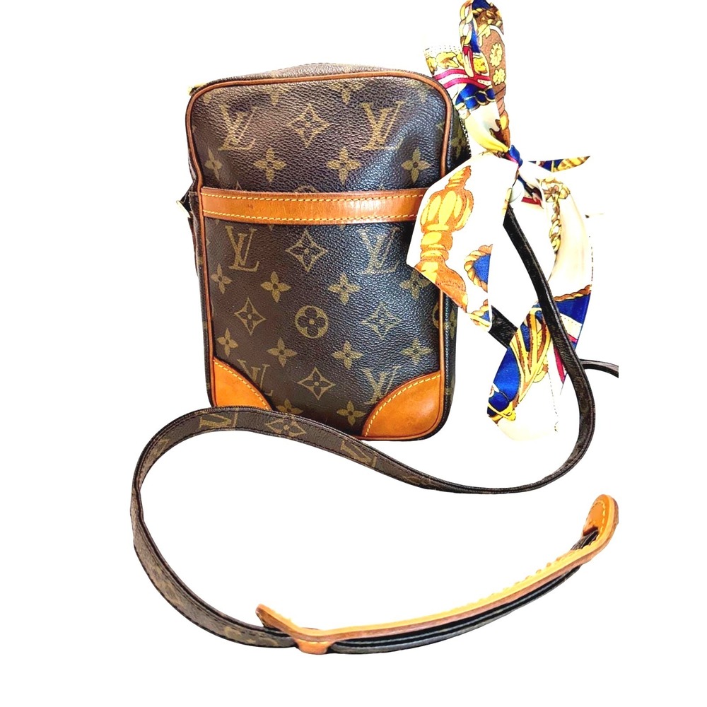 Louis Vuitton Danube Crossbody Bag Monogram Canvas Small Messenger Purse